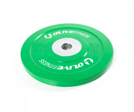 OliveOlympicCompetitionBumperPlateNEW1 O'LIVE OLYMPIC COMPETITION BUMPER PLATE, 25 kg