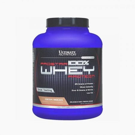 Ultimate Nutrition Prostar 100 Whey Protein 5.28 lb Cocoa Mocha01 600x600 1 بروتين بروستار للتغذية ، 5.28 رطل